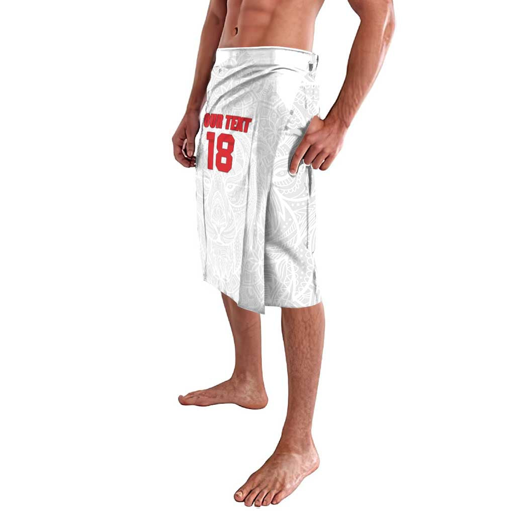 Custom Czech Republic Football White Version Lavalava Go Champion Sporty Style LT18