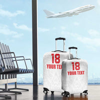 Custom Czech Republic Football White Version Luggage Cover Go Champion Sporty Style LT18