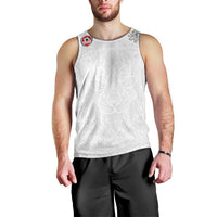 Custom Czech Republic Football White Version Men Tank Top Go Champion Sporty Style LT18