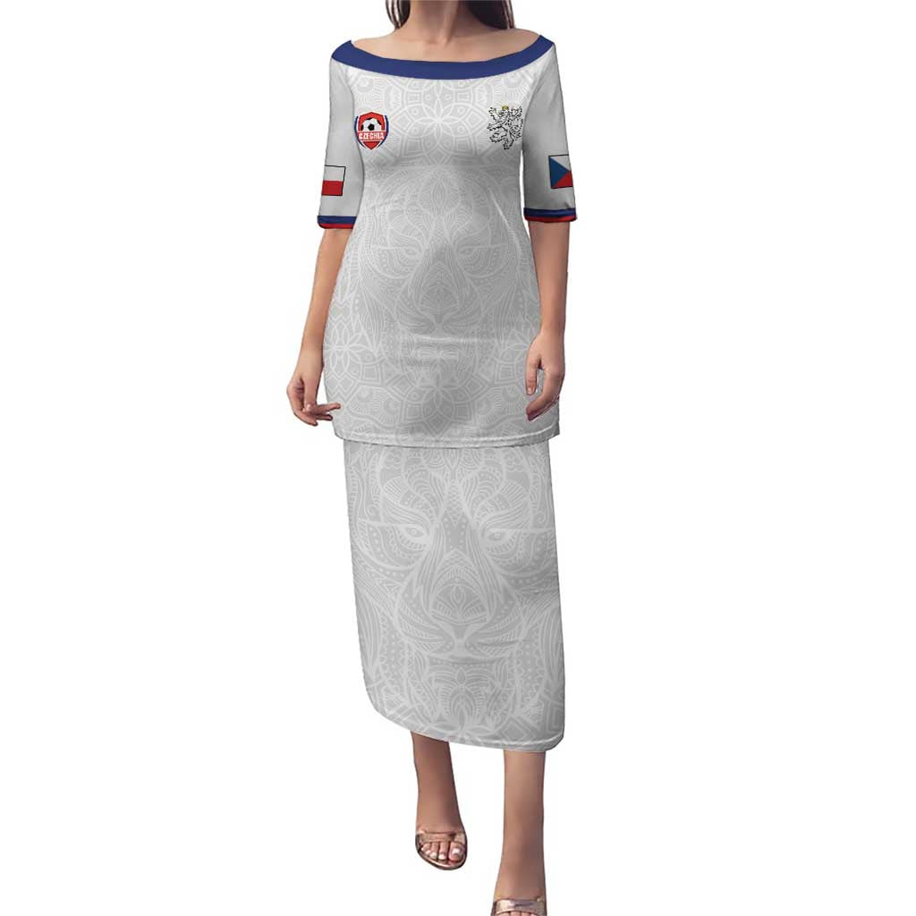 Custom Czech Republic Football White Version Puletasi Go Champion Sporty Style LT18