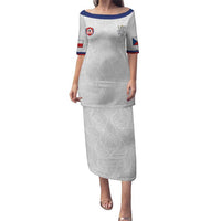 Custom Czech Republic Football White Version Puletasi Go Champion Sporty Style LT18