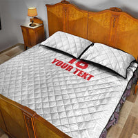 Custom Czech Republic Football White Version Quilt Bed Set Go Champion Sporty Style LT18