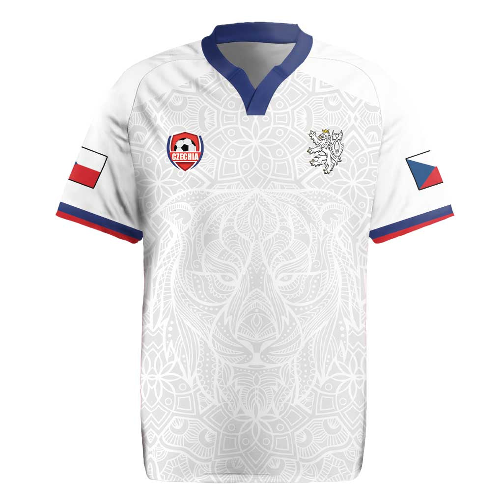 Custom Czech Republic Football White Version Rugby Jersey Go Champion Sporty Style LT18