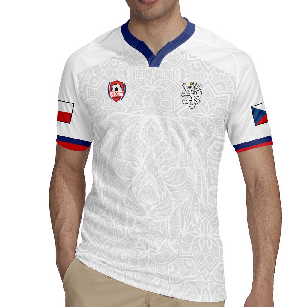 Custom Czech Republic Football White Version Rugby Jersey Go Champion Sporty Style LT18