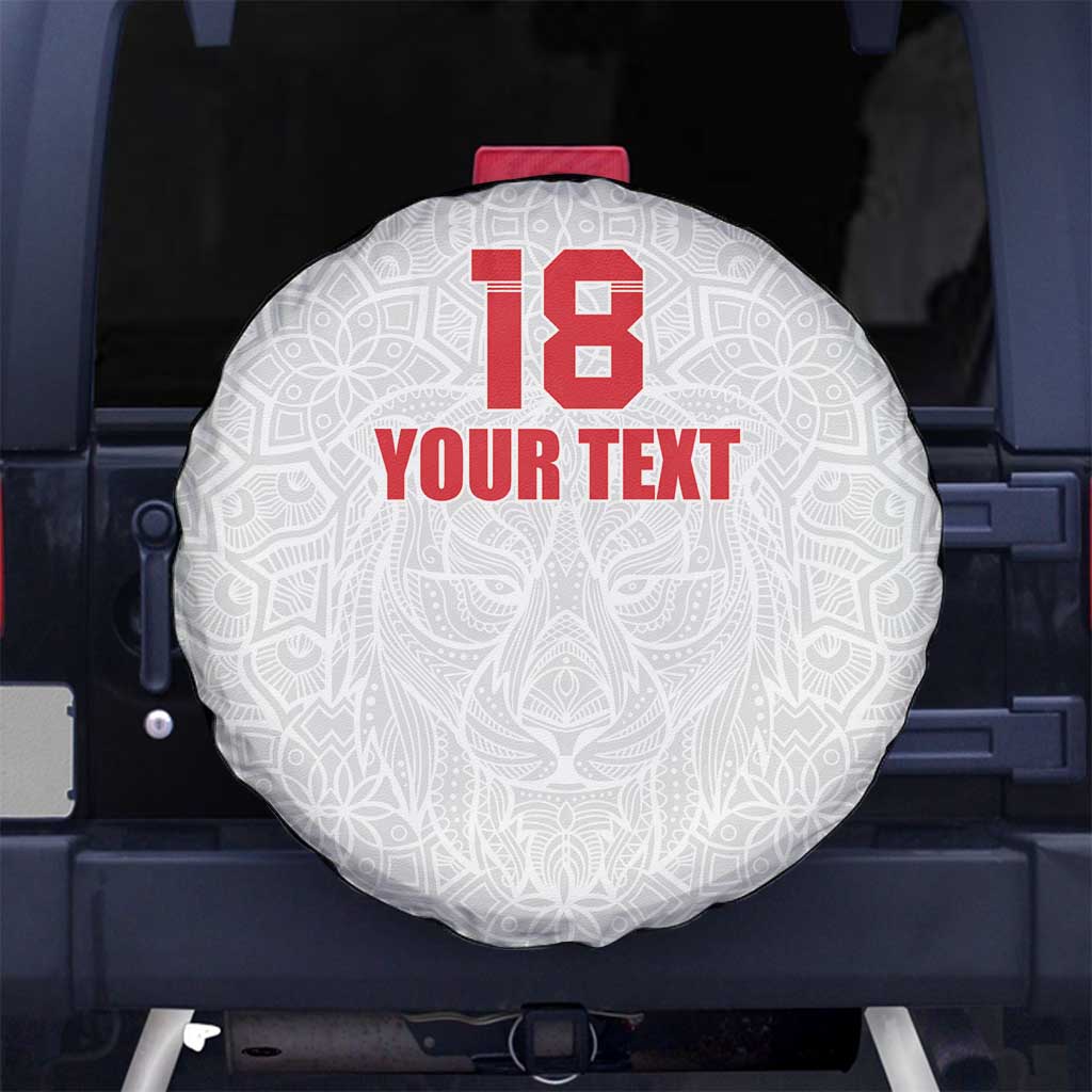 Custom Czech Republic Football White Version Spare Tire Cover Go Champion Sporty Style LT18