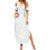 Custom Czech Republic Football White Version Summer Maxi Dress Go Champion Sporty Style LT18