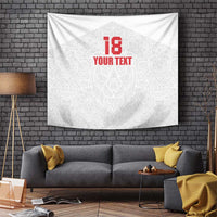 Custom Czech Republic Football White Version Tapestry Go Champion Sporty Style LT18