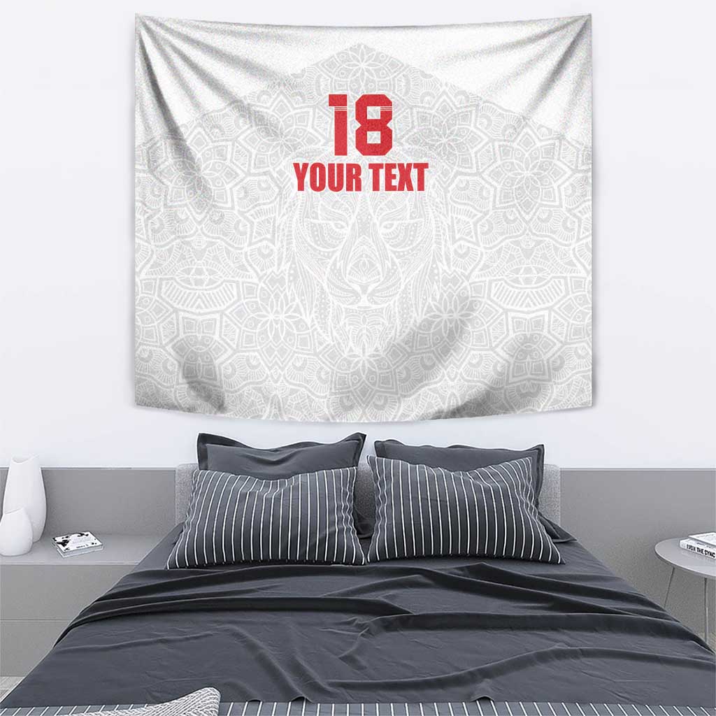 Custom Czech Republic Football White Version Tapestry Go Champion Sporty Style LT18