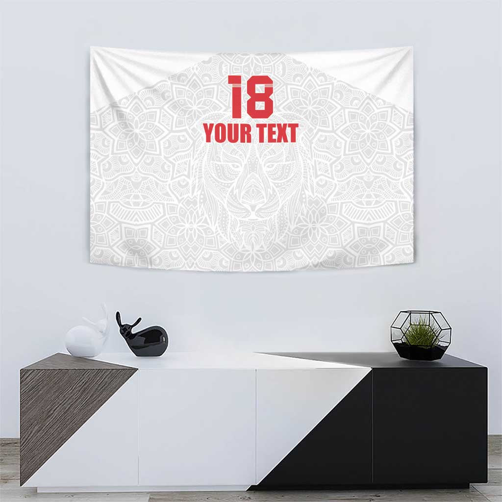 Custom Czech Republic Football White Version Tapestry Go Champion Sporty Style LT18