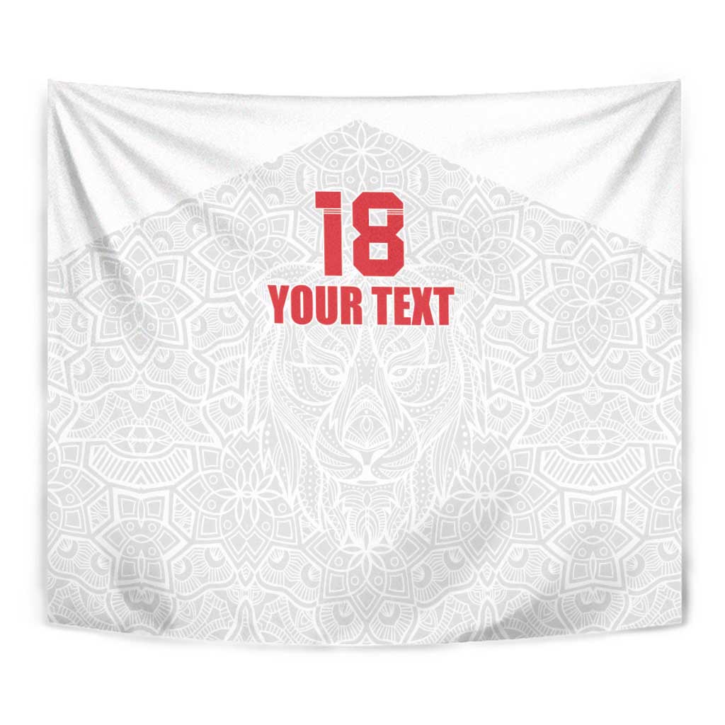 Custom Czech Republic Football White Version Tapestry Go Champion Sporty Style LT18