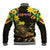 Ethiopia Enkutatash Lion of Judah Baseball Jacket With Folk Pattern - Wonder Print Shop