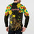 Ethiopia Enkutatash Lion of Judah Button Sweatshirt With Folk Pattern - Wonder Print Shop