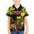 Ethiopia Enkutatash Lion of Judah Family Matching Off Shoulder Short Dress and Hawaiian Shirt With Folk Pattern - Wonder Print Shop