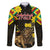 Ethiopia Enkutatash Lion of Judah Family Matching Tank Maxi Dress and Hawaiian Shirt With Folk Pattern - Wonder Print Shop