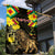 Ethiopia Enkutatash Lion of Judah Garden Flag With Folk Pattern - Wonder Print Shop