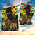 Ethiopia Enkutatash Lion of Judah Garden Flag With Folk Pattern - Wonder Print Shop