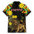Ethiopia Enkutatash Lion of Judah Hawaiian Shirt With Folk Pattern - Wonder Print Shop