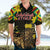 Ethiopia Enkutatash Lion of Judah Hawaiian Shirt With Folk Pattern - Wonder Print Shop