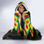 Ethiopia Enkutatash Lion of Judah Hooded Blanket With Folk Pattern