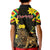 Ethiopia Enkutatash Lion of Judah Kid Polo Shirt With Folk Pattern - Wonder Print Shop