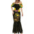 Ethiopia Enkutatash Lion of Judah Mermaid Dress With Folk Pattern - Wonder Print Shop