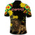 Ethiopia Enkutatash Lion of Judah Polo Shirt With Folk Pattern - Wonder Print Shop