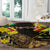 Ethiopia Enkutatash Lion of Judah Round Carpet With Folk Pattern