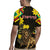 Ethiopia Enkutatash Lion of Judah Rugby Jersey With Folk Pattern - Wonder Print Shop