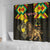 Ethiopia Enkutatash Lion of Judah Shower Curtain With Folk Pattern