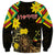 Ethiopia Enkutatash Lion of Judah Sweatshirt With Folk Pattern - Wonder Print Shop