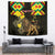 Ethiopia Enkutatash Lion of Judah Tapestry With Folk Pattern - Wonder Print Shop