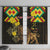 Ethiopia Enkutatash Lion of Judah Window Curtain With Folk Pattern - Wonder Print Shop