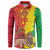 Ethiopia Enkutatash Melkam Addis Amet Button Sweatshirt With Bidens Macroptera - Wonder Print Shop