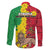 Ethiopia Enkutatash Melkam Addis Amet Family Matching Off The Shoulder Long Sleeve Dress and Hawaiian Shirt With Bidens Macroptera - Wonder Print Shop