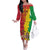Ethiopia Enkutatash Melkam Addis Amet Family Matching Off The Shoulder Long Sleeve Dress and Hawaiian Shirt With Bidens Macroptera - Wonder Print Shop