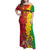 Ethiopia Enkutatash Melkam Addis Amet Family Matching Off Shoulder Maxi Dress and Hawaiian Shirt With Bidens Macroptera - Wonder Print Shop