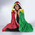Ethiopia Enkutatash Melkam Addis Amet Hooded Blanket With Bidens Macroptera