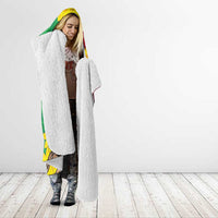 Ethiopia Enkutatash Melkam Addis Amet Hooded Blanket With Bidens Macroptera