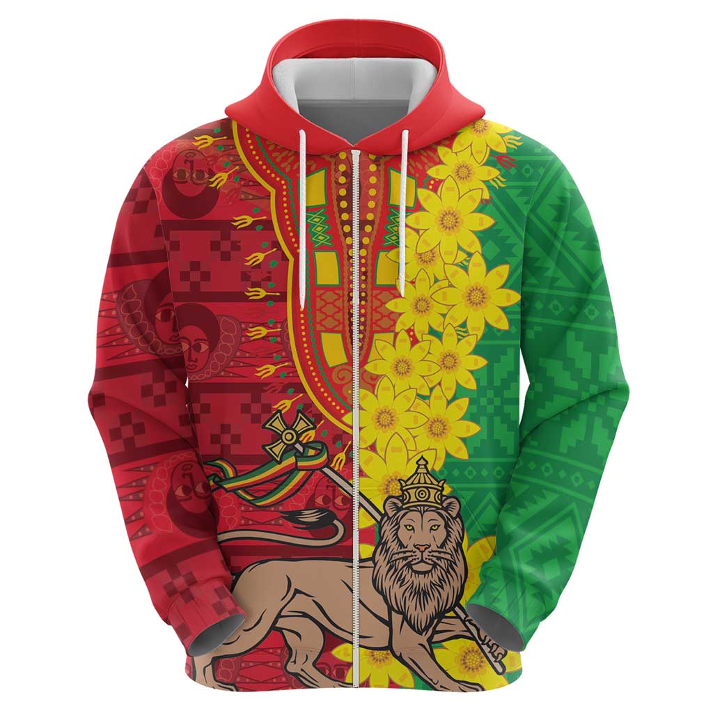 Ethiopia Enkutatash Melkam Addis Amet Hoodie With Bidens Macroptera - Wonder Print Shop