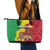Ethiopia Enkutatash Melkam Addis Amet Leather Tote Bag With Bidens Macroptera - Wonder Print Shop