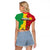Ethiopia Enkutatash Melkam Addis Amet Raglan Cropped T Shirt With Bidens Macroptera - Wonder Print Shop