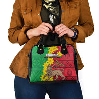 Ethiopia Enkutatash Melkam Addis Amet Shoulder Handbag With Bidens Macroptera