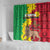 Ethiopia Enkutatash Melkam Addis Amet Shower Curtain With Bidens Macroptera