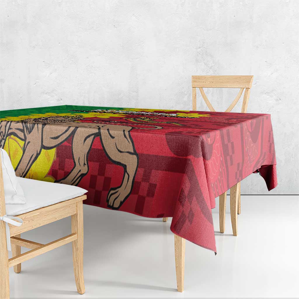 Ethiopia Enkutatash Melkam Addis Amet Tablecloth With Bidens Macroptera - Wonder Print Shop