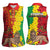 Ethiopia Enkutatash Melkam Addis Amet Women Sleeveless Polo Shirt With Bidens Macroptera - Wonder Print Shop
