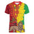 Ethiopia Enkutatash Melkam Addis Amet Women V-Neck T-Shirt With Bidens Macroptera - Wonder Print Shop