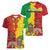 Ethiopia Enkutatash Melkam Addis Amet Women V-Neck T-Shirt With Bidens Macroptera - Wonder Print Shop