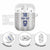 Custom York Minstrel Spirit AirPods Case Norse Viking Pattern White Version - Wonder Print Shop