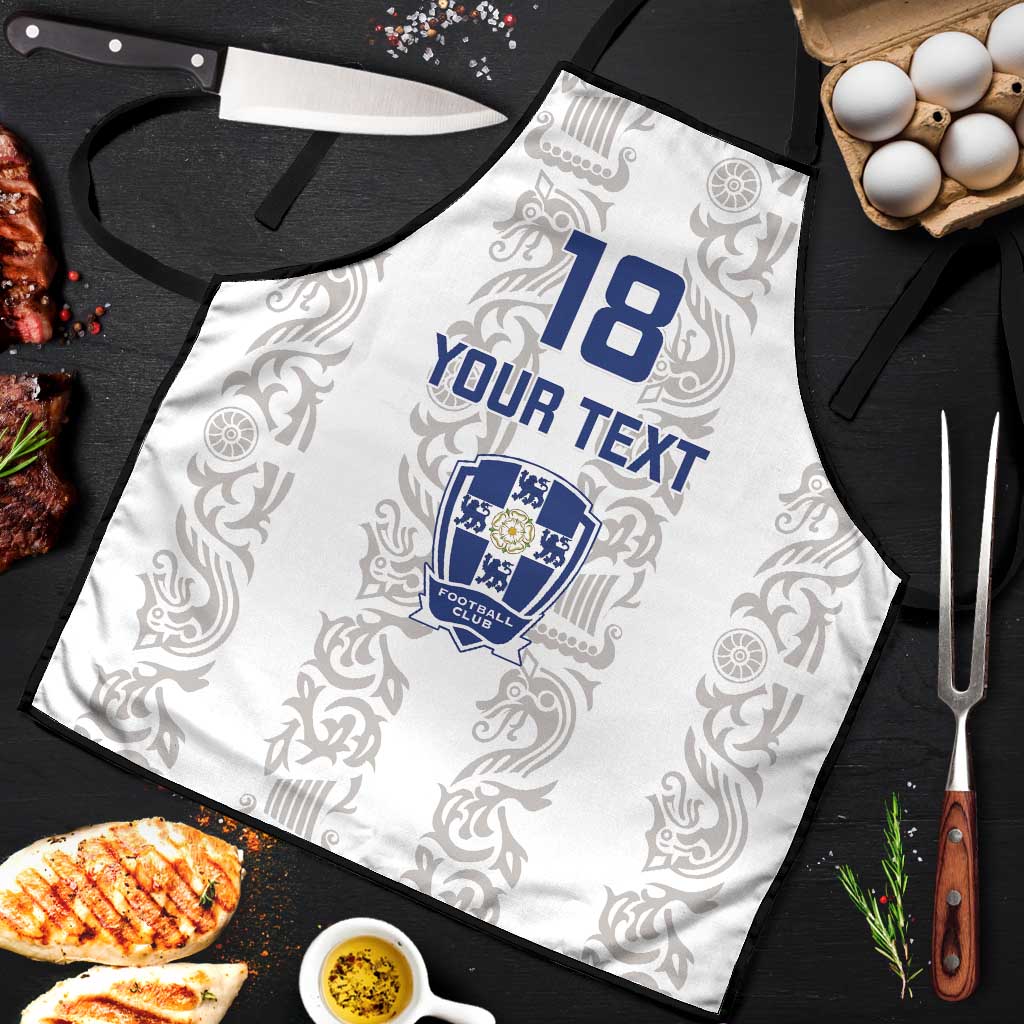 Custom York Minstrel Spirit Apron Norse Viking Pattern White Version - Wonder Print Shop