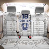 Custom York Minstrel Spirit Back Car Seat Cover Norse Viking Pattern White Version - Wonder Print Shop